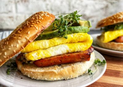 Breakfast Bagel Sandwich